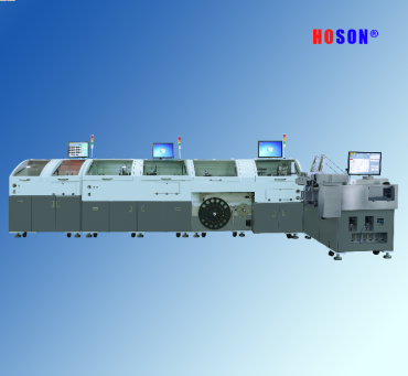 HOSON Screen Printing Machine inline with Plane-type High-speed Die Bonder, Clip and Cutting Machine & Reflow Oven HAD205-PDCO